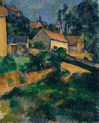 Turning Road at Montgeroult Paul Cezanne